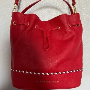 Authentic Tommy Hilfiger Red Crossbody Bag